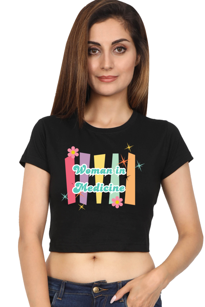 Woman in Medicine Crop Top