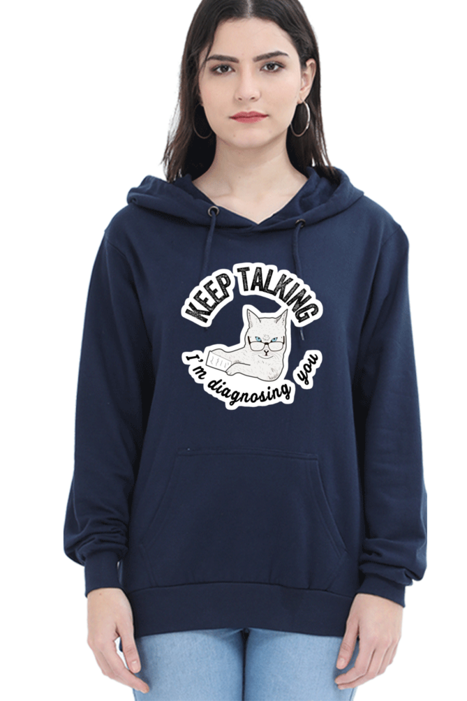 Diagnosing Cat Women's Hoodie