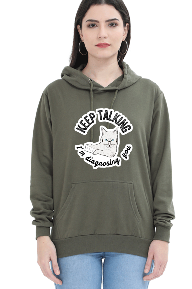 Diagnosing Cat Women's Hoodie