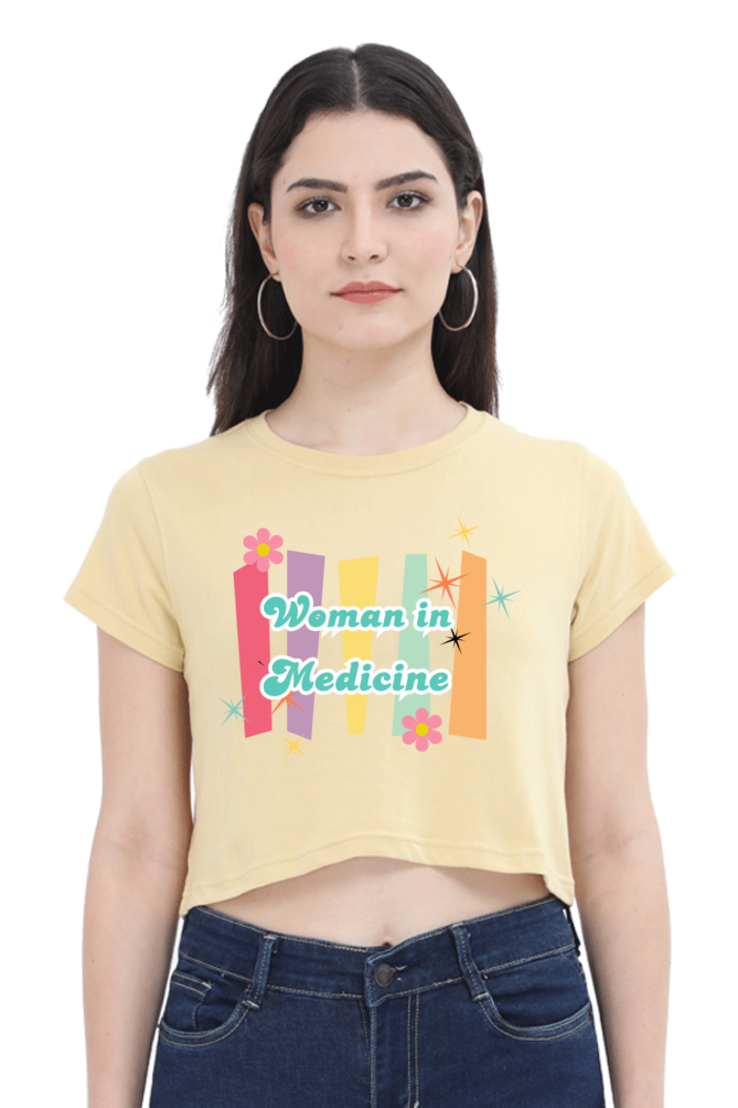 Woman in Medicine Crop Top