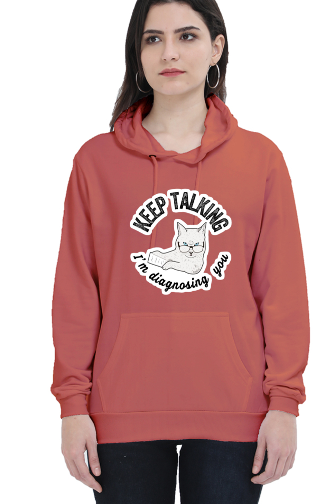 Diagnosing Cat Women's Hoodie