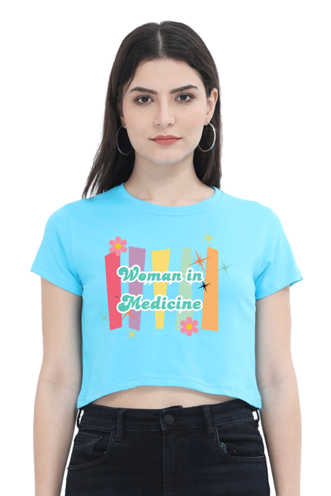 Woman in Medicine Crop Top