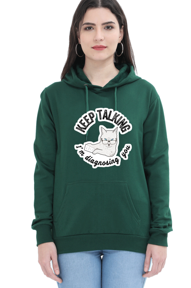 Diagnosing Cat Women's Hoodie