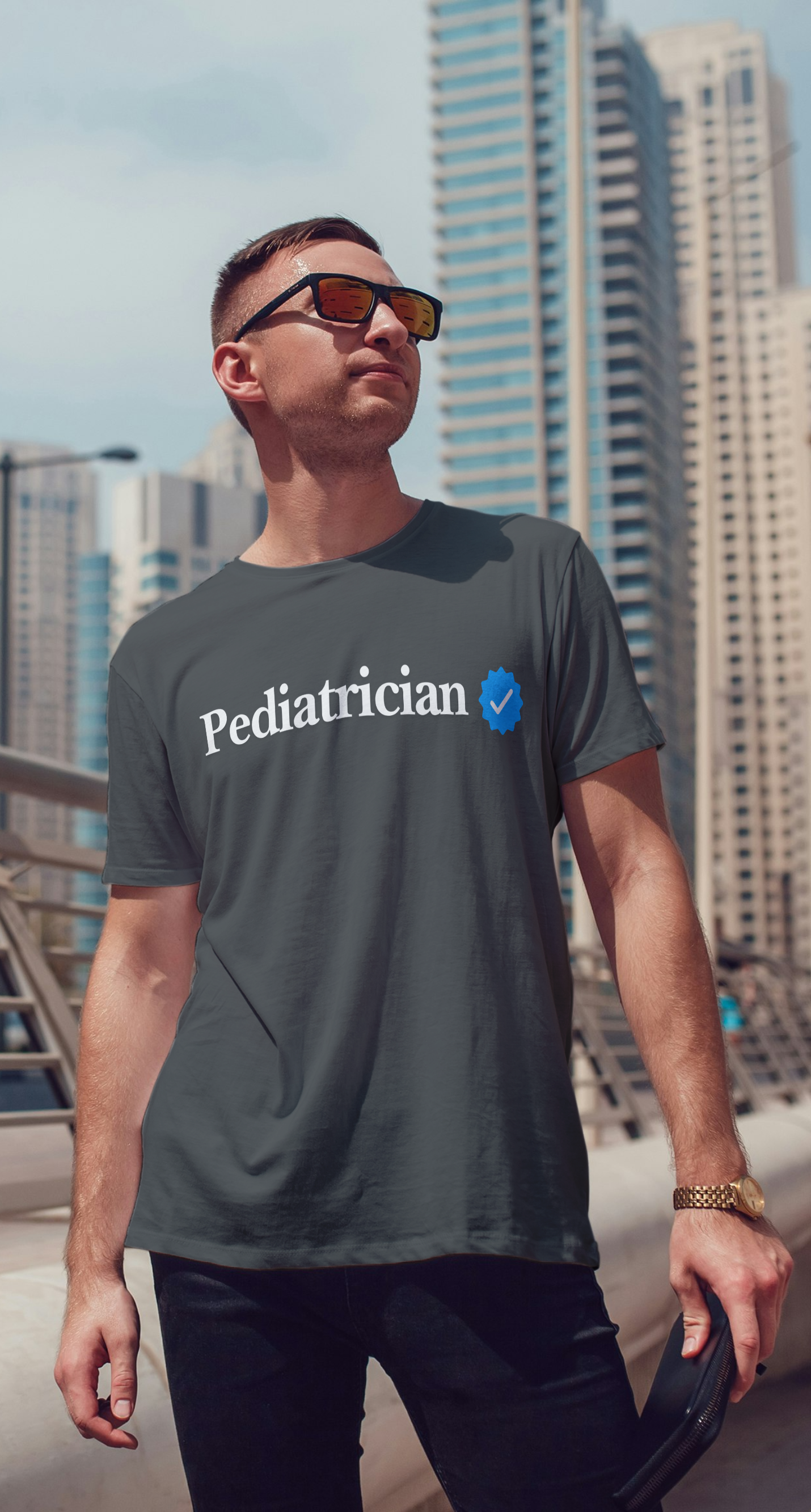 Pediatrician Men's T-shirt - Verified Collection