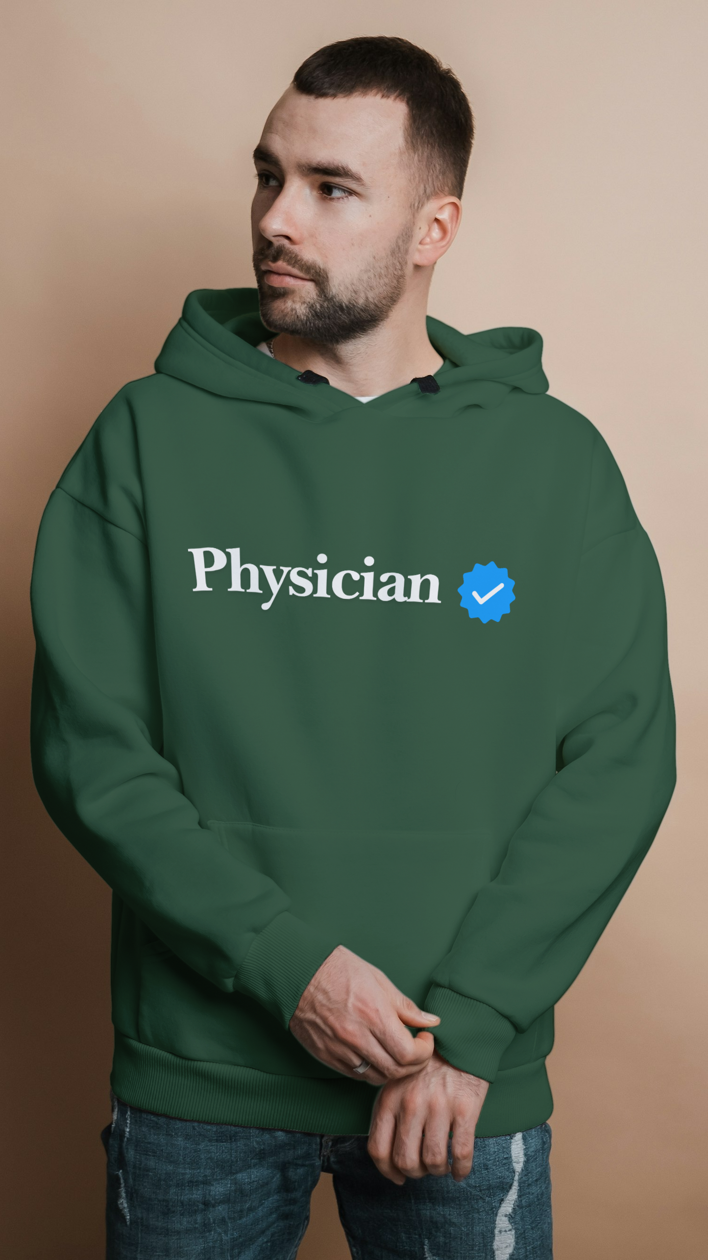 Physician Men's Hoodie - Verified Collection