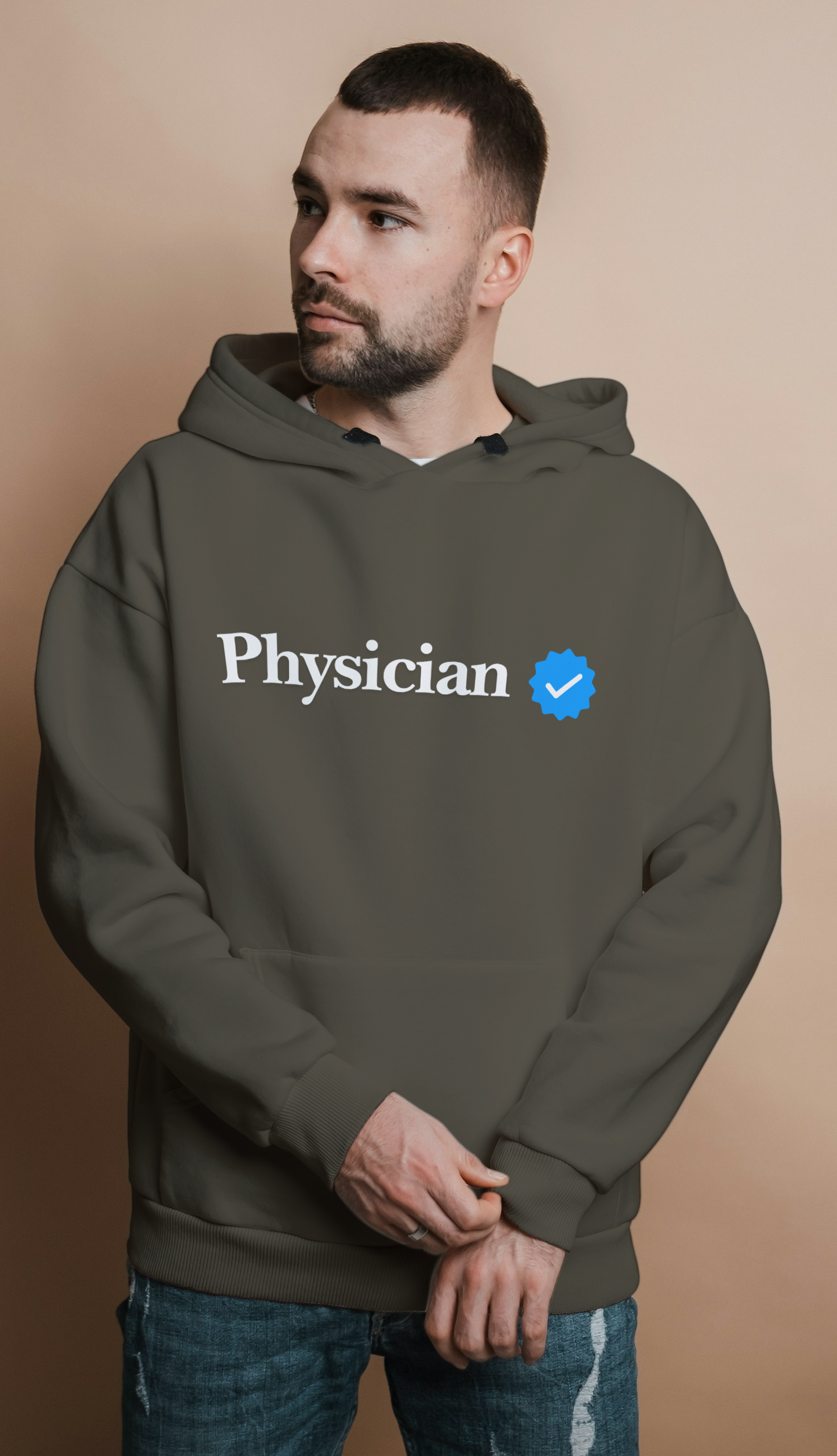 Physician Men's Hoodie - Verified Collection