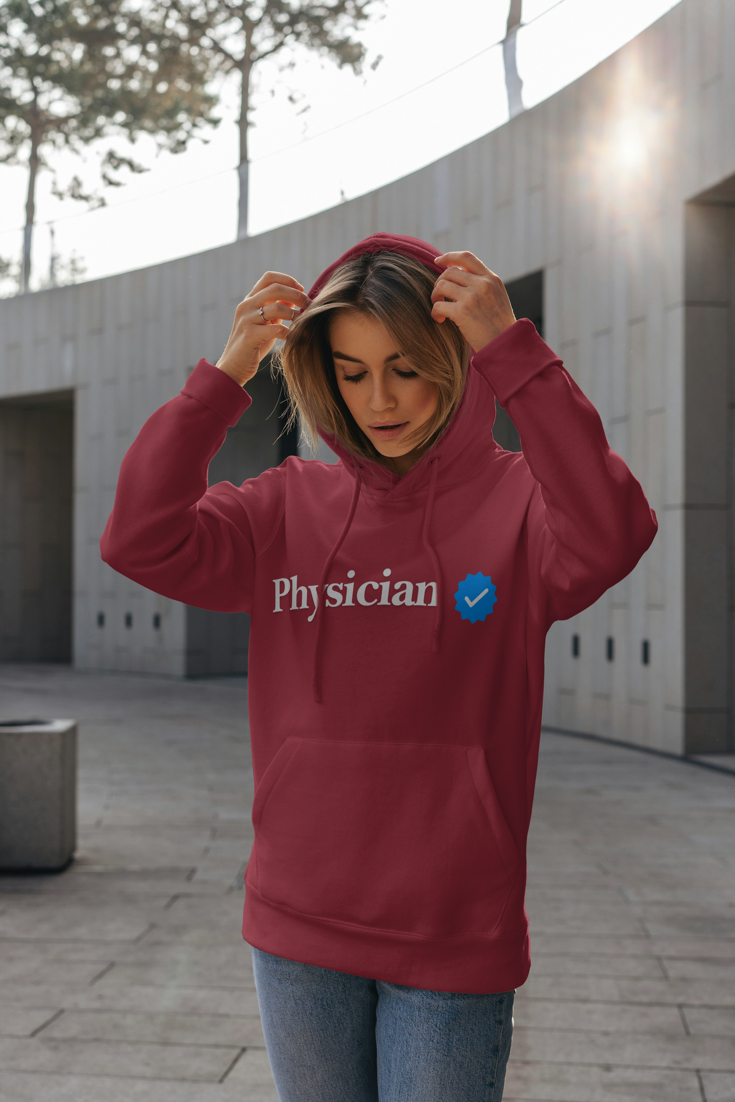 Physician Women's Hoodie - Verified Collection